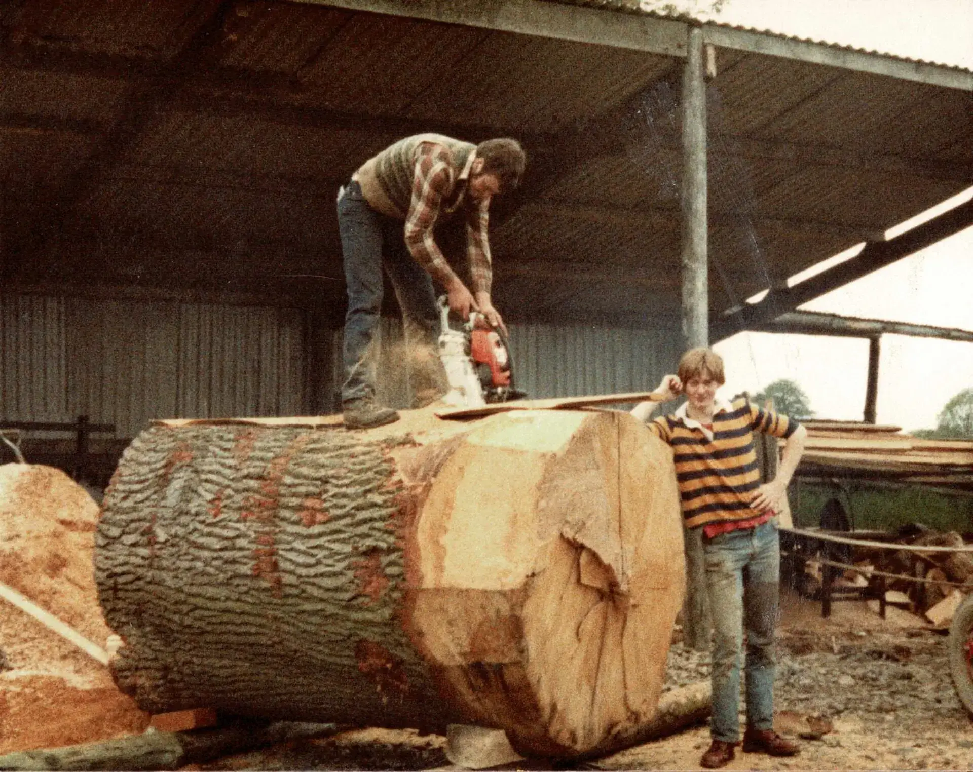Kenton Jones a family business, milling timber for kitchen